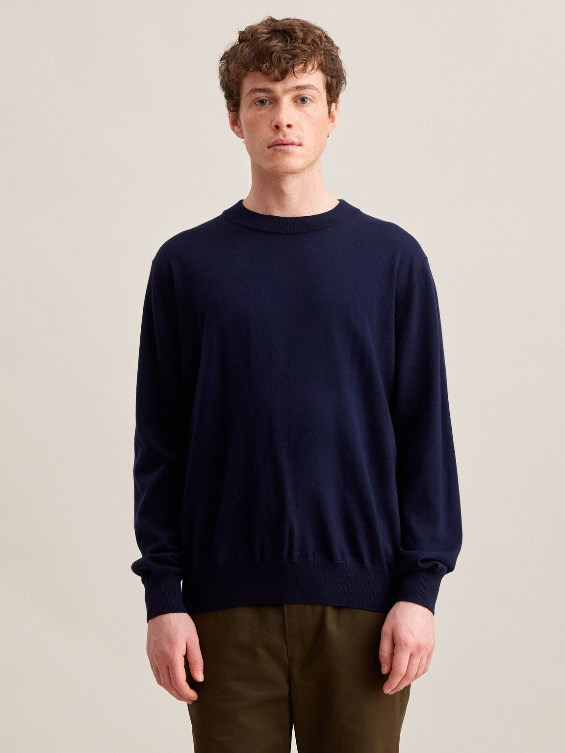 Wool - - Men Bellerose Brown - Dilliv sweater