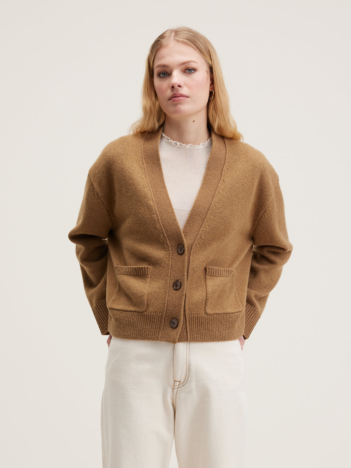 Gaddin Cardigan - Bruin | Vrouwencollectie | Bellerose