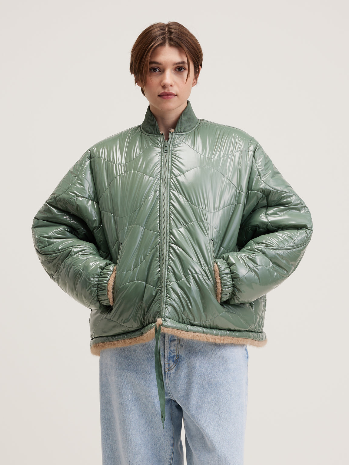 Helsy Jacket - Green | Women Collection | Bellerose